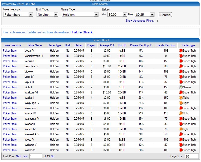table-finder